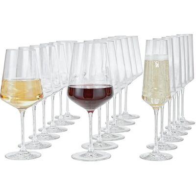 Leonardo Puccini Gläser-Set - Rot, Weiß & Sekt - 18 stk Leonardo Puccini Gläser-Set - Rot, Weiß & Sekt - 18 stk