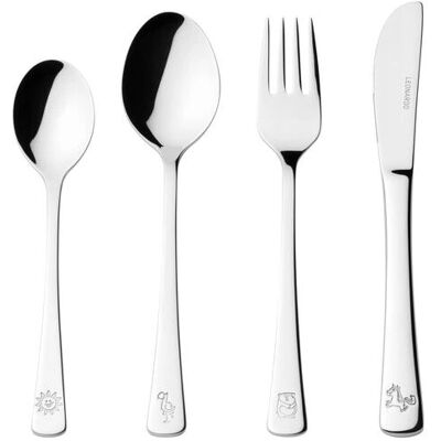 Leonardo Kinderbesteck-Set - Edelstahl, Kindgerecht Leonardo Kinderbesteck-Set - Edelstahl, Kindgerecht