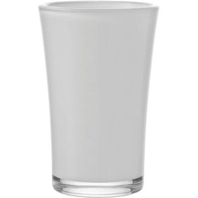 LEONARDO Bloom Vaso - Conico in Vetro Bianco Decorazione LEONARDO Bloom Vaso - Conico in Vetro Bianco Decorazione