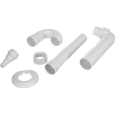Haas Siphon DN 50 - Polypropylen, Wandhalter, Geräteanschluss Haas Siphon DN 50 - Polypropylen, Wandhalter, Geräteanschluss