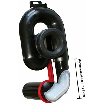 Haas & sohn OHA 6000 DN 50 - Höhenverstellbarer Urinal-Absaugsiphon Haas & sohn OHA 6000 DN 50 - Höhenverstellbarer Urinal-Absaugsiphon