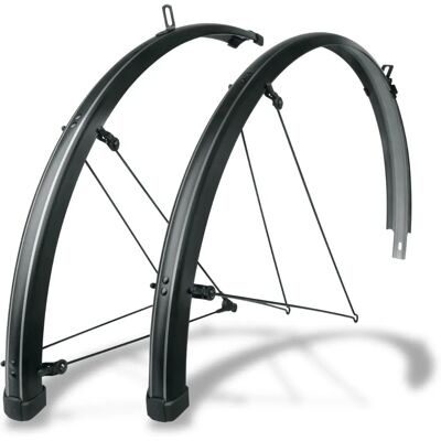 SKS Bluemels STRIPES 45 Błotnik rowerowy - Zestaw - 28" czarny matowy SKS Bluemels STRIPES 45 Błotnik rowerowy - Zestaw - 28" czarny matowy