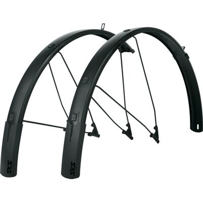Ensemble de Garde-boue pour Vélo SKS Bluemels 46 - Noir Ensemble de Garde-boue pour Vélo SKS Bluemels 46 - Noir