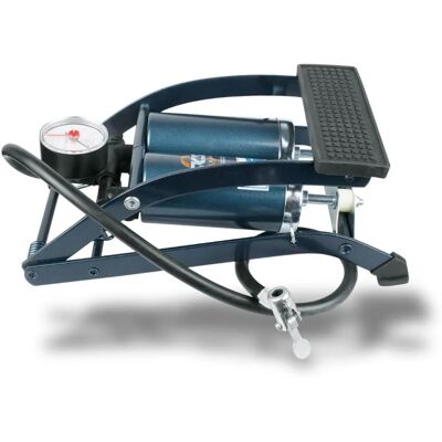 Pompa per bici SKS GERMANY - Twin Air - Blu e nero - 1895/10061 Pompa per bici SKS GERMANY - Twin Air - Blu e nero - 1895/10061