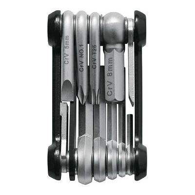 SKS GERMANY Mini-Tool / Strumento multifunzione per bicicletta - 14 in 1, Acciaio inossidabile SKS GERMANY Mini-Tool / Strumento multifunzione per bicicletta - 14 in 1, Acciaio inossidabile