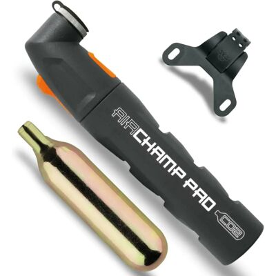 SKS Airchamp Pro CO2 Fahrrad Mini-Pumpe - Schwarz - Kartuschenpumpe SKS Airchamp Pro CO2 Fahrrad Mini-Pumpe - Schwarz - Kartuschenpumpe