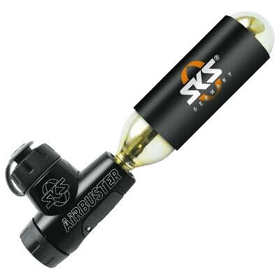SKS Airbuster elektromos légpumpa - Kompakt, CO2, Több szeleppel SKS Airbuster elektromos légpumpa - Kompakt, CO2, Több szeleppel