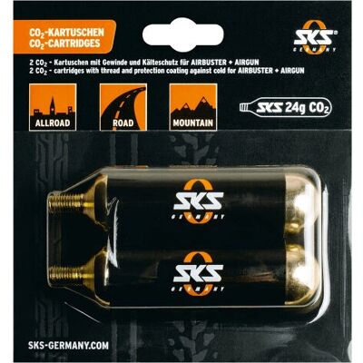 SKS 11214 Ricambio Bicicletta - Cartuccia CO2 con filettatura SKS 11214 Ricambio Bicicletta - Cartuccia CO2 con filettatura