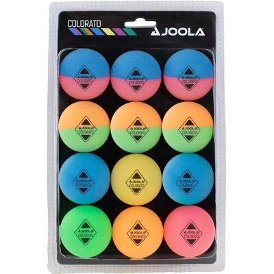 Ballons de Ping-Pong Multicolores Joola - Pack de 12 Ballons de Ping-Pong Multicolores Joola - Pack de 12