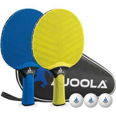 Zestaw do tenisa stołowego JOOLA VIVID Outdoor - Odporne na warunki pogodowe, Trwałe, Przenośne Zestaw do tenisa stołowego JOOLA VIVID Outdoor - Odporne na warunki pogodowe, Trwałe, Przenośne