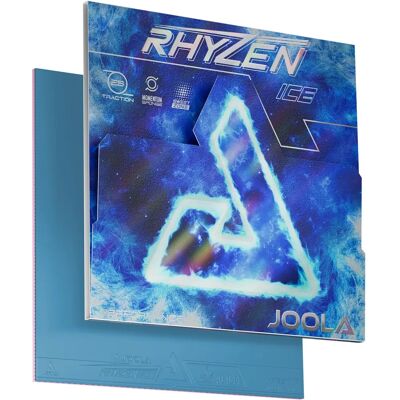 Gomme de tennis de table JOOLA Rhyzen Ice - Bleu - Publicité Gomme de tennis de table JOOLA Rhyzen Ice - Bleu - Publicité