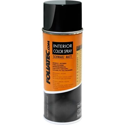 Vnitřní barva ve spreji Foliatec Černá Matná - 400ml Vnitřní barva ve spreji Foliatec Černá Matná - 400ml