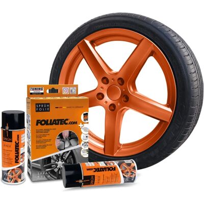 Foliatec Měděná Metalická Samolepící Fólie - Pro 4 Kola do 18 Palců Foliatec Měděná Metalická Samolepící Fólie - Pro 4 Kola do 18 Palců
