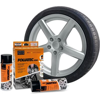 Foliatec Stříbrná tekutá guma - 2x400ml auto povlak Foliatec Stříbrná tekutá guma - 2x400ml auto povlak