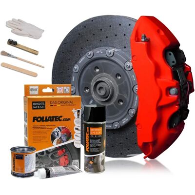Foliatec Racing Brake Calipers Paint Set - 3 pcs - Red Foliatec Racing Brake Calipers Paint Set - 3 pcs - Red