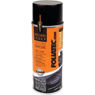 Pintura en Spray Foliatec 2403 Cuero Negro Brillante - Pintura en aerosol Pintura en Spray Foliatec 2403 Cuero Negro Brillante - Pintura en aerosol