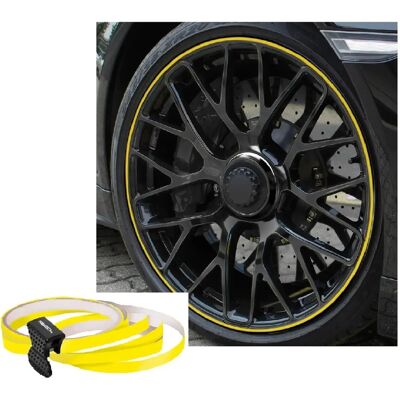 Foliatec Velg Strepen - Geel, 4x2.15m Foliatec Velg Strepen - Geel, 4x2.15m