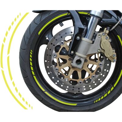 Adhésif pour jantes Foliatec - Jaune Neon - Moto - Adhésif pour roues - Publicité Adhésif pour jantes Foliatec - Jaune Neon - Moto - Adhésif pour roues - Publicité