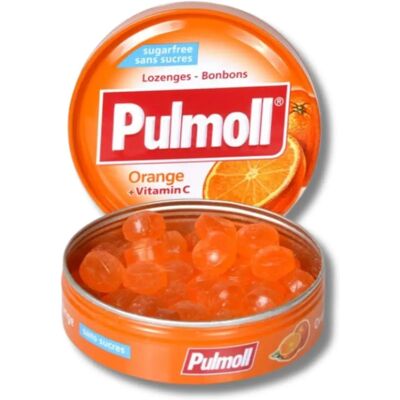 Pastilles Pulmoll Orange Sans Sucre - Soin de la Gorge - Publicité Pastilles Pulmoll Orange Sans Sucre - Soin de la Gorge - Publicité