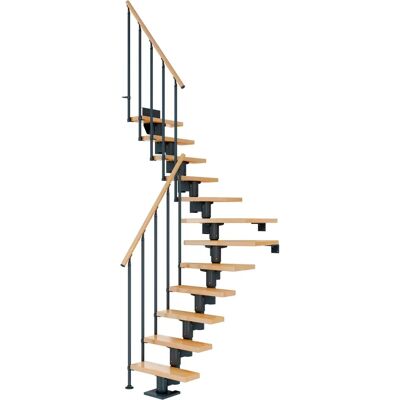 Dolle Dublin Metall Eiche 12 Stufen - Innentreppe Spiral Dolle Dublin Metall Eiche 12 Stufen - Innentreppe Spiral