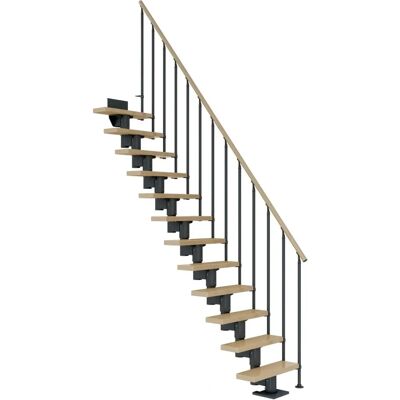 Dolle DUBLIN Metall & Holz Kleine Räume Gerade Treppe Dolle DUBLIN Metall & Holz Kleine Räume Gerade Treppe