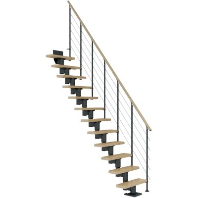 Dolle Dublin Treppe - Modernes Holzdesign, 75cm Breit, Höhenverstellbar Dolle Dublin Treppe - Modernes Holzdesign, 75cm Breit, Höhenverstellbar