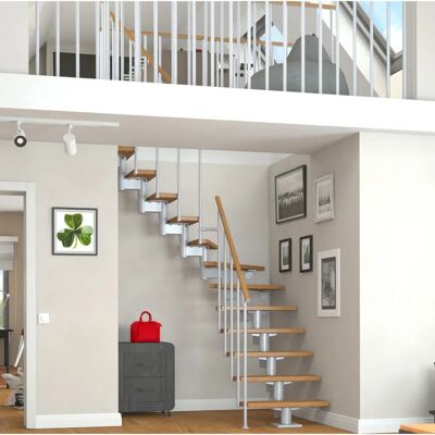 DOLLE Cork Halbwendeltreppe - Sicherheit mit breiten Stufen DOLLE Cork Halbwendeltreppe - Sicherheit mit breiten Stufen