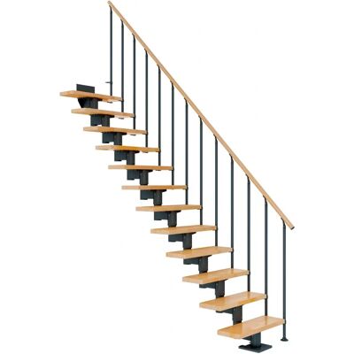 Dolle Mittelholmtreppe Cork - Anthrazit Metall, 75cm breit Dolle Mittelholmtreppe Cork - Anthrazit Metall, 75cm breit