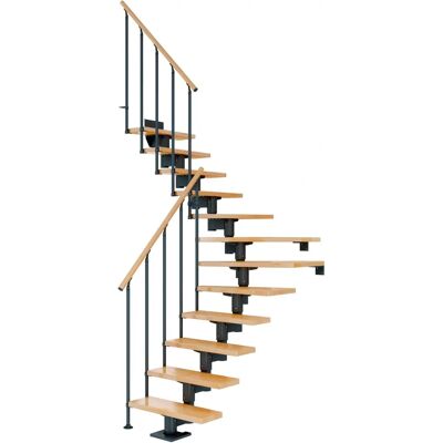 Dolle Cork Holztreppe - Anthrazit, 75-79cm Breite Dolle Cork Holztreppe - Anthrazit, 75-79cm Breite