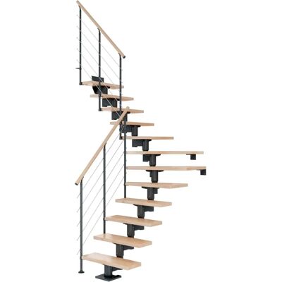 Dolle Cork Treppe - 75cm breit, verstellbare Höhe, modernes Design Dolle Cork Treppe - 75cm breit, verstellbare Höhe, modernes Design
