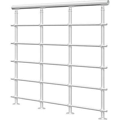 DOLLE Oslo Balustrade Set - 100cm Weiß Innenraum DOLLE Oslo Balustrade Set - 100cm Weiß Innenraum