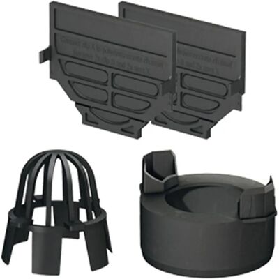 Accessoires pour caniveau Hexdrain noir ACO - Publicité Accessoires pour caniveau Hexdrain noir ACO - Publicité
