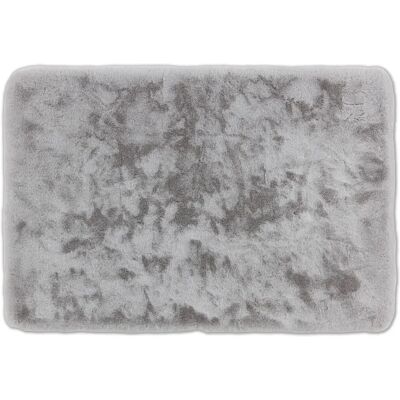 Schöner Wohnen Bali Badematte - Rechteckig, Silber, 67x110cm Schöner Wohnen Bali Badematte - Rechteckig, Silber, 67x110cm