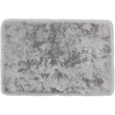 Bali Badematte - Rechteckig 40x60cm Polyester Silber Bali Badematte - Rechteckig 40x60cm Polyester Silber