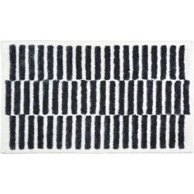 SCHÖNER WOHNEN-KOLLEKTION Barbados 231 Badmatte - Rechteckig, Schwarz & Weiß SCHÖNER WOHNEN-KOLLEKTION Barbados 231 Badmatte - Rechteckig, Schwarz & Weiß