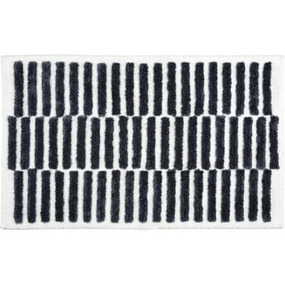 SCHÖNER WOHNEN-KOLLEKTION Barbados 231 Badmatte - Rechteckig, Schwarz & Weiß SCHÖNER WOHNEN-KOLLEKTION Barbados 231 Badmatte - Rechteckig, Schwarz & Weiß