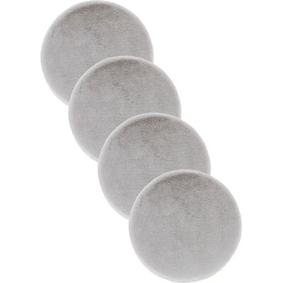 ASTRA - Elda - silber - runde 35 cm Rug ASTRA - Elda - silber - runde 35 cm Rug