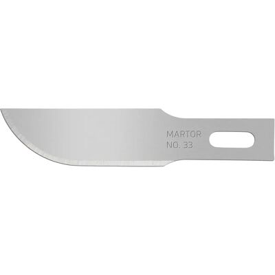 Martor 33.50 Wypukłe ostrze - 10 sztuk wysokiej jakości stali Martor 33.50 Wypukłe ostrze - 10 sztuk wysokiej jakości stali
