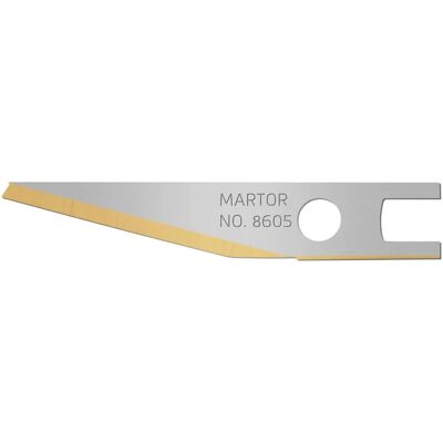 Martor 8605.65 High-Quality Tin-Coated Steel Blade - 100 Pieces Martor 8605.65 High-Quality Tin-Coated Steel Blade - 100 Pieces