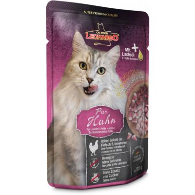 Nourriture pour chats LEONARDO - 756315 Humide et Poulet - Nourriture pour chats - Publicité Nourriture pour chats LEONARDO - 756315 Humide et Poulet - Nourriture pour chats - Publicité