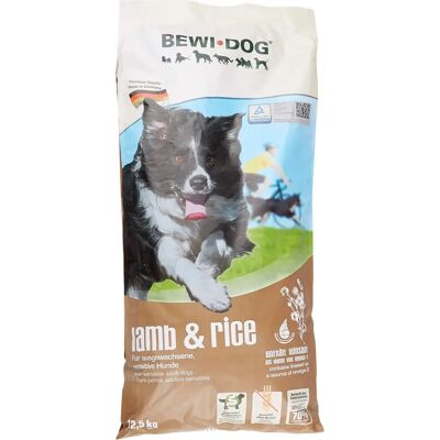 BEWI DOG Lamm & Reis - Hundefutter - Empfindliche Verdauung - 12,5kg BEWI DOG Lamm & Reis - Hundefutter - Empfindliche Verdauung - 12,5kg