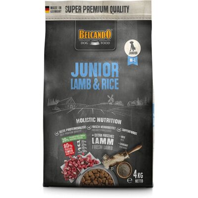 Belcando Junior Lamm & Ris 4 kg - Hundfoder för växande hundar Belcando Junior Lamm & Ris 4 kg - Hundfoder för växande hundar