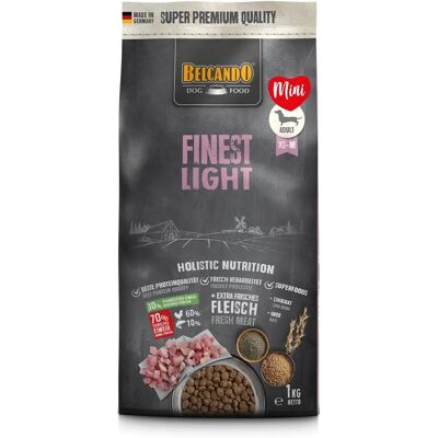 BELCANDO Finest Light Hundfoder - 1 Kg BELCANDO Finest Light Hundfoder - 1 Kg