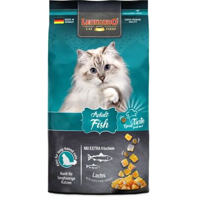 Leonardo - Pescado - Saumon - 300 g - Nourriture sèche pour chats - Publicité Leonardo - Pescado - Saumon - 300 g - Nourriture sèche pour chats - Publicité