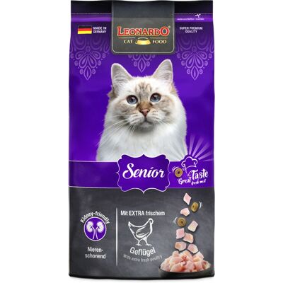 Leonardo Senior Ração seca para gatos idosos - 1,8 kg Leonardo Senior Ração seca para gatos idosos - 1,8 kg