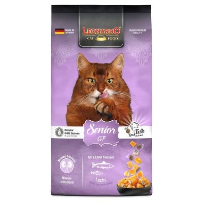 LEONARDO - Senior GF - Salmone - Amaranto - Cibo secco per gatti LEONARDO - Senior GF - Salmone - Amaranto - Cibo secco per gatti