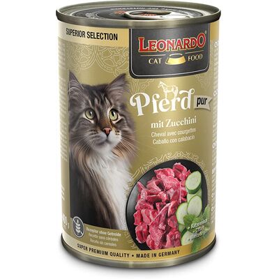 Karma dla kotów Leonardo koń i cukinia - Karma mokra Karma dla kotów Leonardo koń i cukinia - Karma mokra
