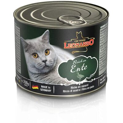 Cibo umido LEONARDO - Gusto anatra - 6x200g Cibo umido LEONARDO - Gusto anatra - 6x200g
