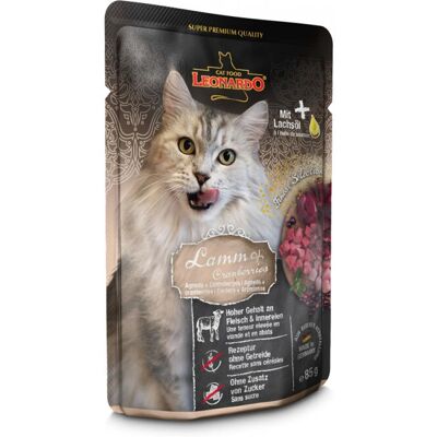 Leonardo Comida para Gatos 756455 - Humeda, Sin Cereales, Salmón y Arándanos Leonardo Comida para Gatos 756455 - Humeda, Sin Cereales, Salmón y Arándanos