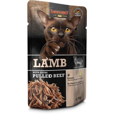 Alimento per Gatti Leonardo 756535 - Umido con Agnello e Manzo - Cibo per gatti Alimento per Gatti Leonardo 756535 - Umido con Agnello e Manzo - Cibo per gatti